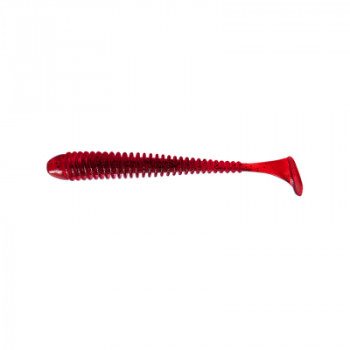 Виброхвосты Pike Hunter Ribbed Worm 8,9 см Grape (8 шт)