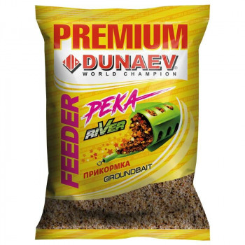 Прикормка Dunaev-Premium 1 кг Фидер Река 