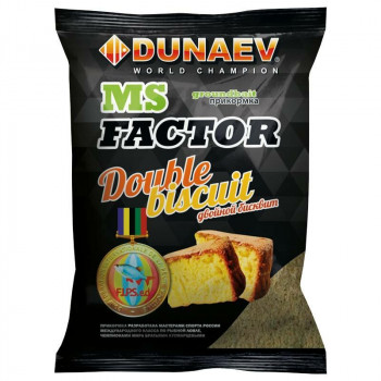 Прикормка Dunaev MS Factor 1 кг Двойной Бисквит 
