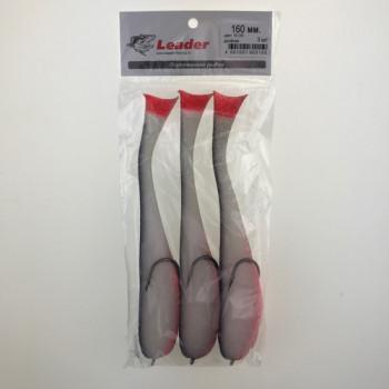 Поролоновые рыбки Leader (двойник) 16 см 15 UV (3 шт)